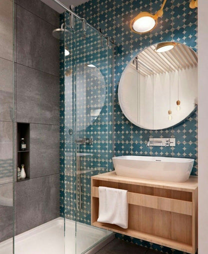 Acrylic Led mirror 24*24 Inches smart Anti fog Touch switch LED Bathroom Mirror 3 level Brightness Adjustment