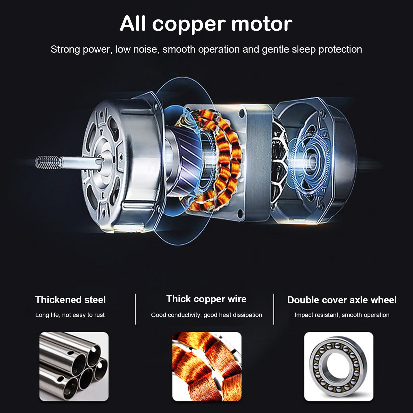 LED Fan Light Acrylic Stealth Restaurant Ceiling Fan Light Energy-saving Silent