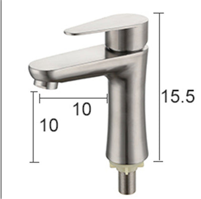 Brushed Vegetable Copper-bottomed Hot And Cold Kitchen Faucet With Rotating Single Hole Sink
