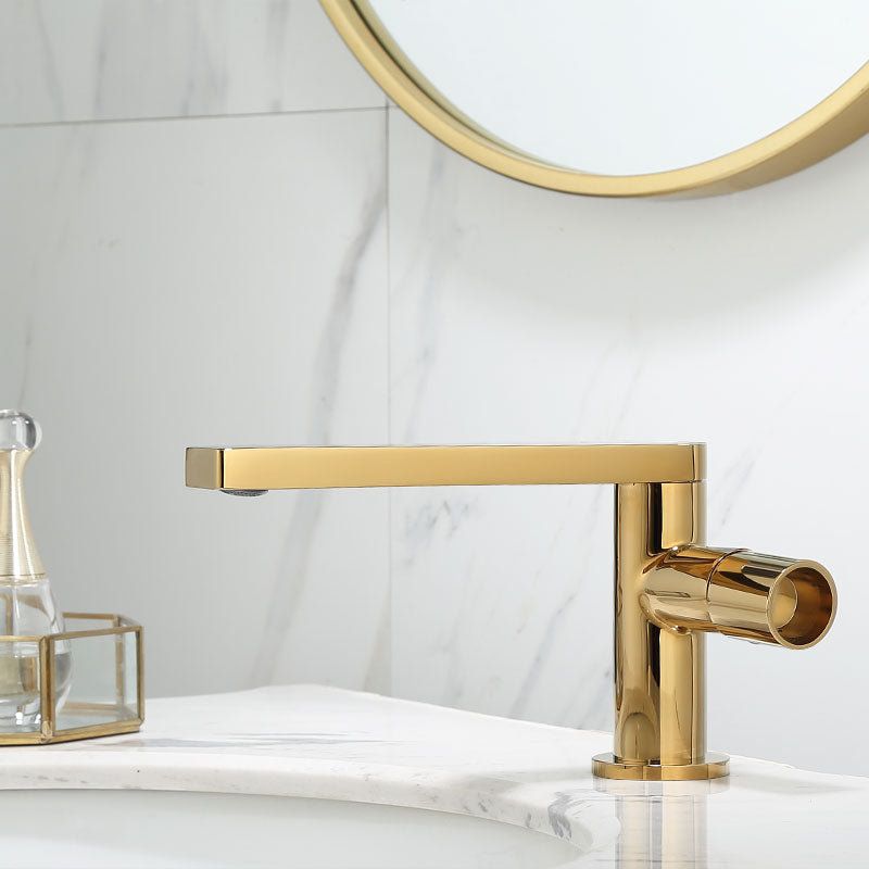 Basin Faucet Gold Bathroom Faucet Single handle Basin Mixer Tap Hot and Cold Water Faucet Brass Sink Water Crane New Arrivals