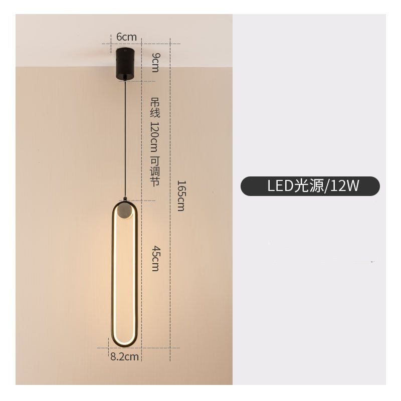 Modern Led Pendant Lights for Dining Room Bedroom Bedside Chandelier Home Hanging Lamp Lighting Suspension Design Luster Fixture