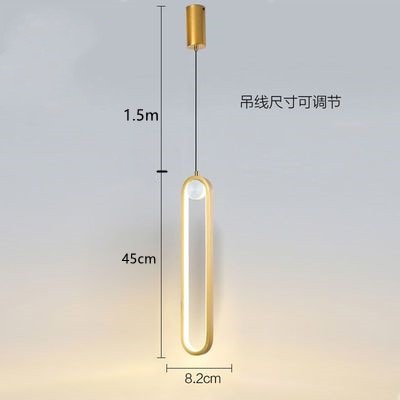 Modern Led Pendant Lights for Dining Room Bedroom Bedside Chandelier Home Hanging Lamp Lighting Suspension Design Luster Fixture