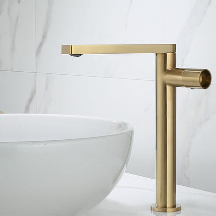 Basin Faucet Gold Bathroom Faucet Single handle Basin Mixer Tap Hot and Cold Water Faucet Brass Sink Water Crane New Arrivals