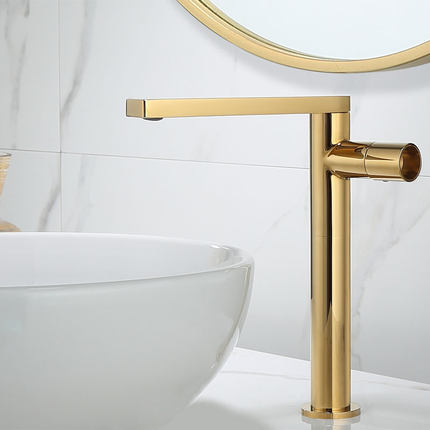 Basin Faucet Gold Bathroom Faucet Single handle Basin Mixer Tap Hot and Cold Water Faucet Brass Sink Water Crane New Arrivals