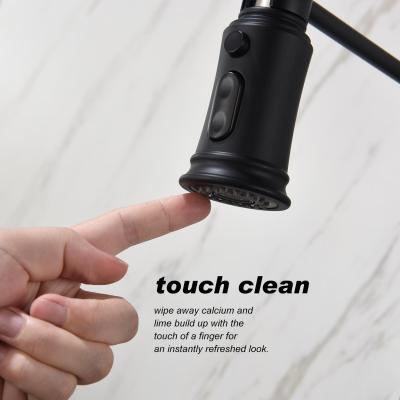 Stainless steel kitchen faucet