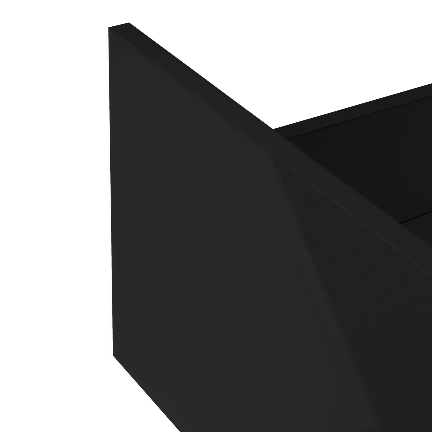 Modern Black TV Stand, 20 Colors LED TV Stand w/Remote Control Lights