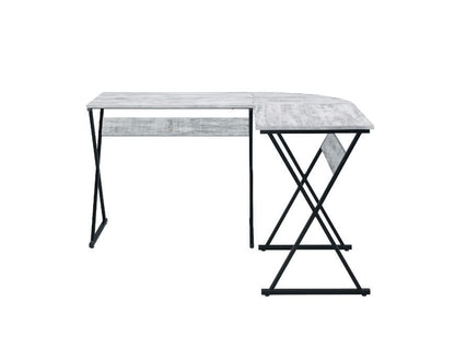 Zafiri Writing Desk, Antique White & Black Finish 92812