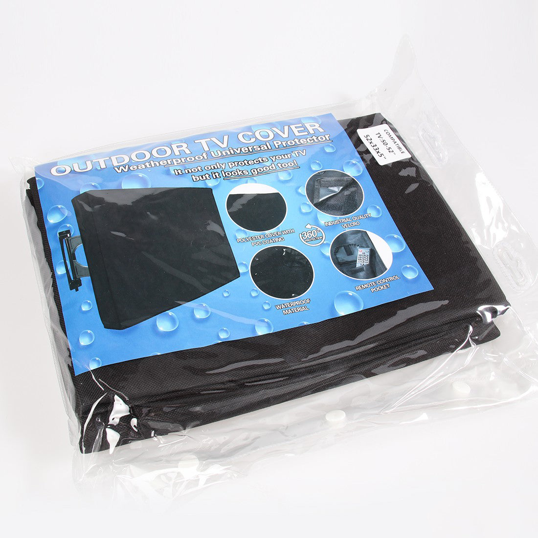TV rainproof and waterproof cover