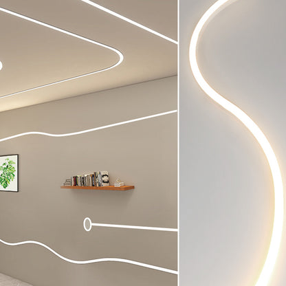 Ceiling Shape Bendable Flexible  Silicone Linear Lamp
