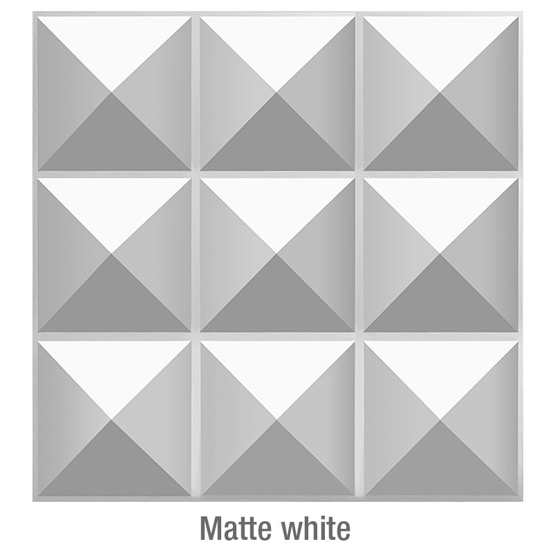 12Pcs 30x30cm Decorative 3D Wall Panel Diamond Design Wallpaper non-self-adhesive 3D wall sticker 90s aesthetic room renovation