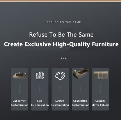 Light Luxury Modern Bathroom Cabinet Combination Bathroom Cabinet Smart Mirror Cabinet Bathroom Washbasin Bathroom Furniture