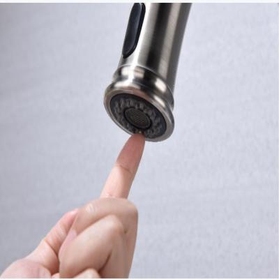 Stainless steel kitchen faucet