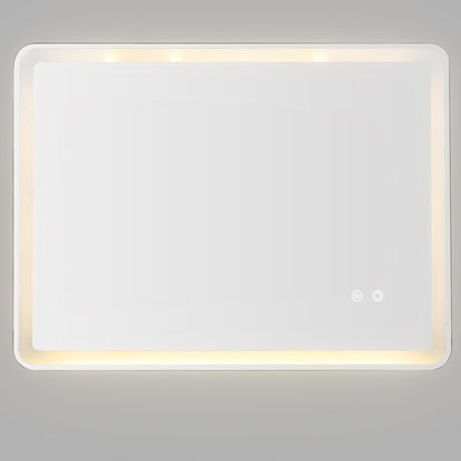 Bathroom LED Mirror Anti-Fog Dimmable Wall Mounted Vanity Mirror With Lights